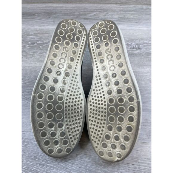 Ecco Soft Classic Women's Sneaker Closed Toe Leather 8.5 Black Mule Shoes - Picture 6 of 10